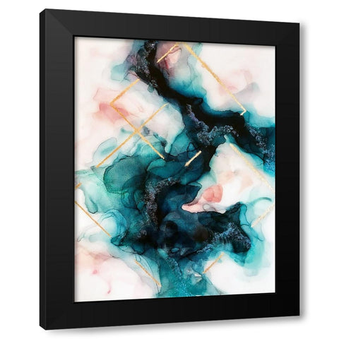 Illumination Black Modern Wood Framed Art Print by Storms, Alyson