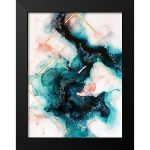 Illumination Black Modern Wood Framed Art Print by Storms, Alyson