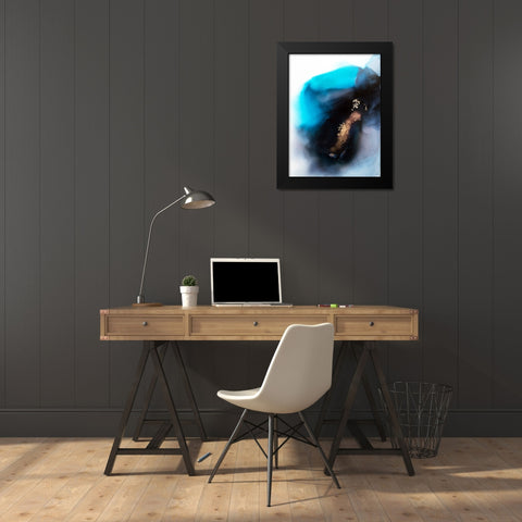 Inception Black Modern Wood Framed Art Print by Storms, Alyson
