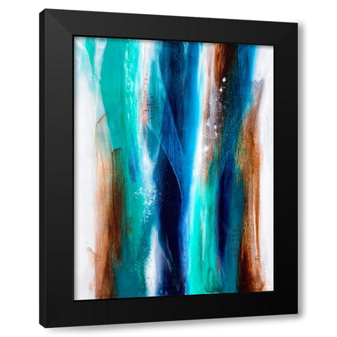 Into the Forest Black Modern Wood Framed Art Print by Storms, Alyson