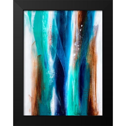 Into the Forest Black Modern Wood Framed Art Print by Storms, Alyson