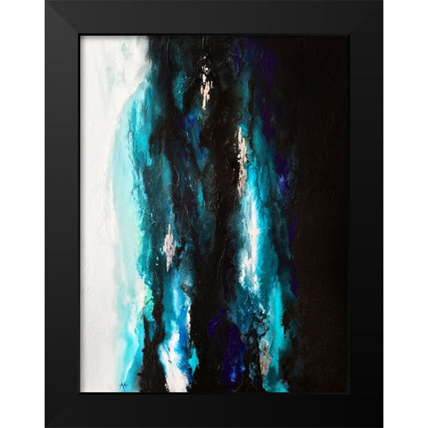 Into the Light Black Modern Wood Framed Art Print by Storms, Alyson