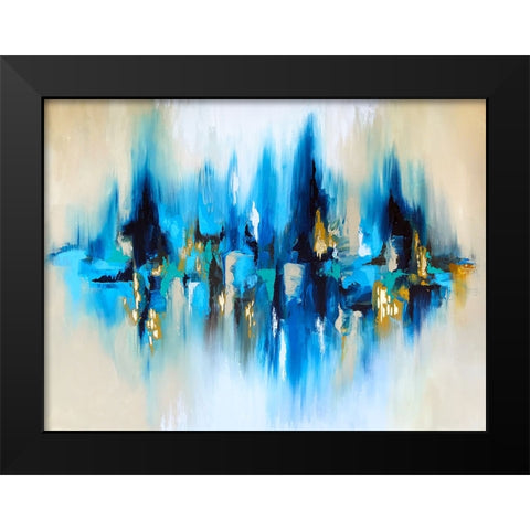 Reflection Black Modern Wood Framed Art Print by Storms, Alyson
