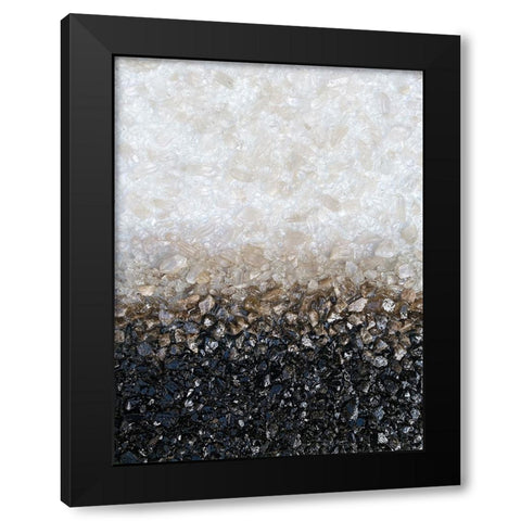 Smoky Crystal Black Modern Wood Framed Art Print with Double Matting by Storms, Alyson