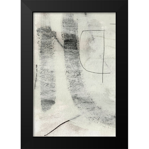 Real No1 Black Modern Wood Framed Art Print by Hobday, Dan