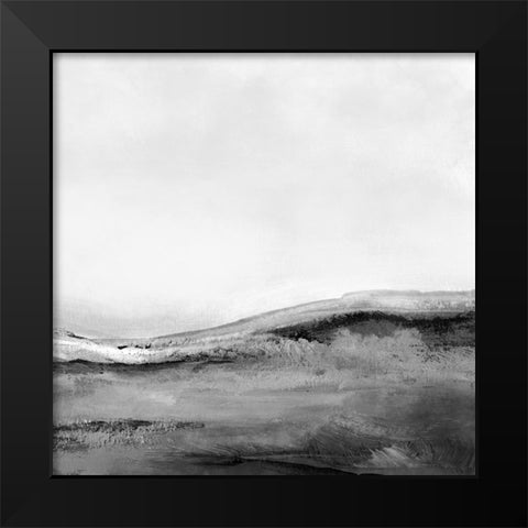 Mono Landscape No2 Black Modern Wood Framed Art Print by Hobday, Dan