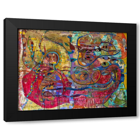 Baby Black Modern Wood Framed Art Print with Double Matting by Loebelsohn, Alise