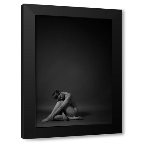 Meredith Black Modern Wood Framed Art Print with Double Matting by EC Photography