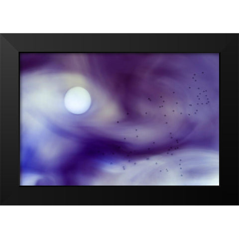 Passage Into The Unknown Black Modern Wood Framed Art Print by Onkamo, Carola