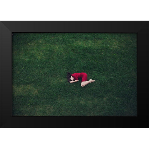 Untitled Black Modern Wood Framed Art Print by Koshutina, Tatiana