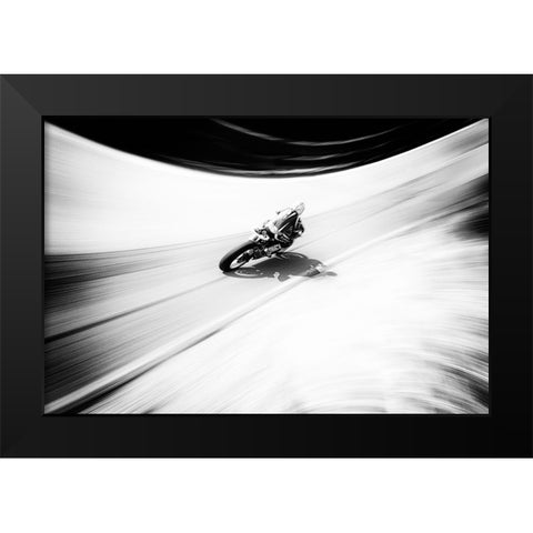 A Smoother Road Black Modern Wood Framed Art Print by Abrantes, Paulo