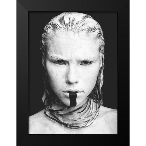 Artistique Black Modern Wood Framed Art Print by Adrian, Simion
