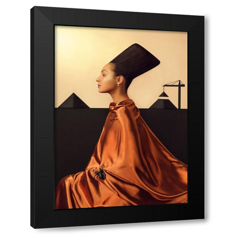 Construction Black Modern Wood Framed Art Print with Double Matting by Smirnov, Sergei