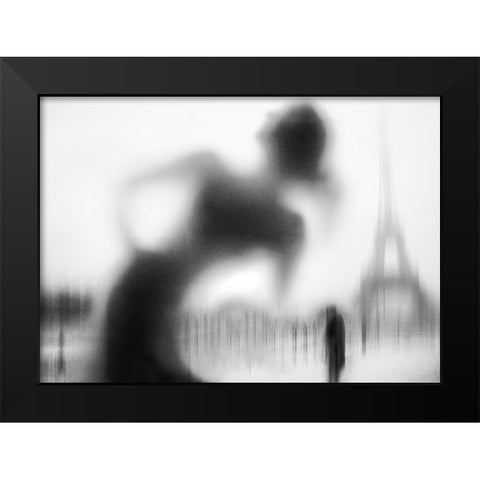 La Parisienne Black Modern Wood Framed Art Print by Drigny, Eric