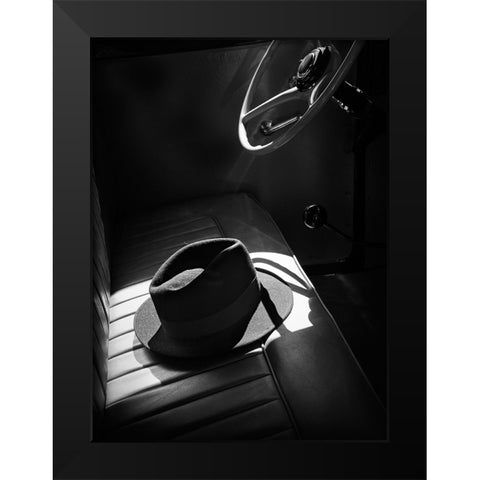 In The Sun Black Modern Wood Framed Art Print by Read, Barbara
