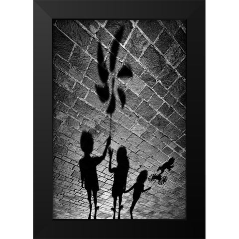I Have A Gift Also For You. Black Modern Wood Framed Art Print by Grambone, Antonio