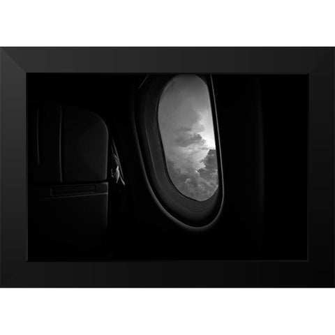 Bonding With God Black Modern Wood Framed Art Print by Rozenzvig, Carmit