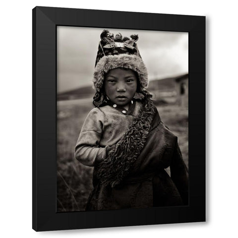 The Little Prince Black Modern Wood Framed Art Print with Double Matting by Marino, Nicolas