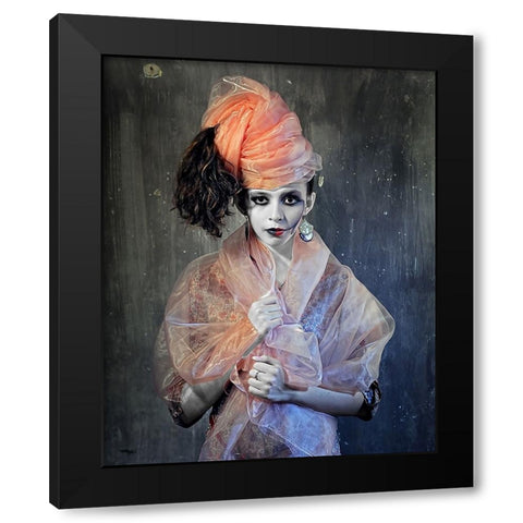 The Witch Black Modern Wood Framed Art Print with Double Matting by Salim-Bhayangkara, M.