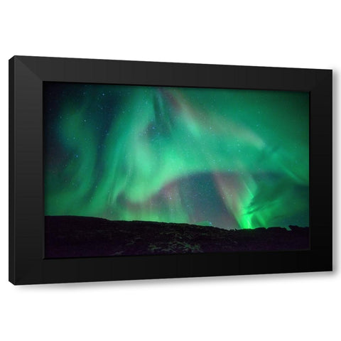 Dancing Black Modern Wood Framed Art Print by Chantaravisoot, Naphat