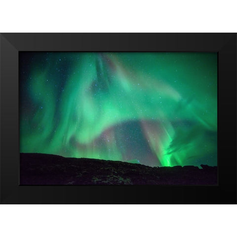 Dancing Black Modern Wood Framed Art Print by Chantaravisoot, Naphat
