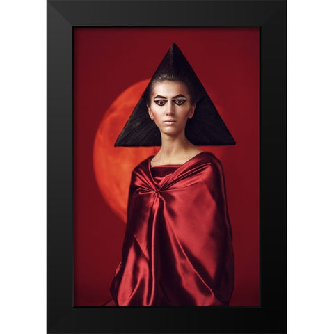 Mars Black Modern Wood Framed Art Print by Smirnov, Sergei