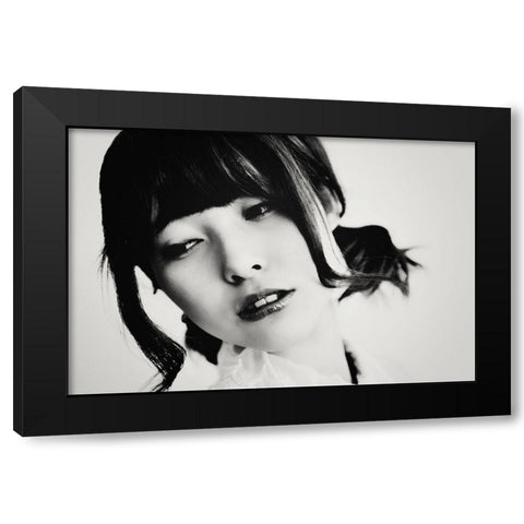 Portrait Black Modern Wood Framed Art Print with Double Matting by Suzuki, Tatsuo