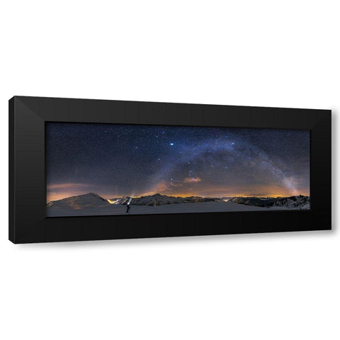 Under The Starbow Black Modern Wood Framed Art Print by Nicholas Roemmelt, Dr.