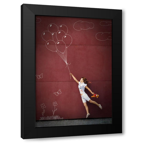 Untitled Black Modern Wood Framed Art Print by Ioshko, Mikhail