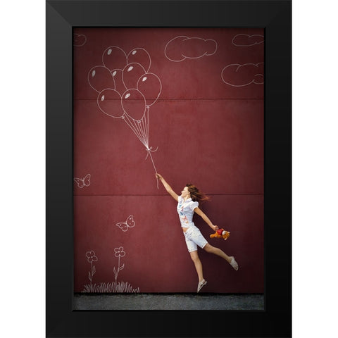 Untitled Black Modern Wood Framed Art Print by Ioshko, Mikhail