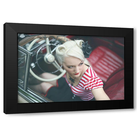 Promise-You Won\T Delete Me Black Modern Wood Framed Art Print with Double Matting by Block, Reinhard
