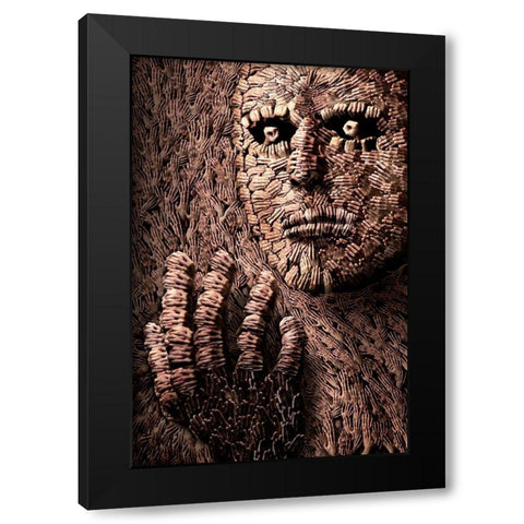 The Tool Of Tools Black Modern Wood Framed Art Print with Double Matting by Kiciak, Christophe