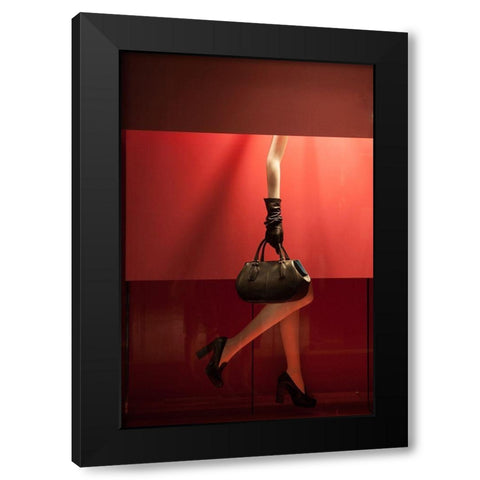 Spending Cuts On Personnel Black Modern Wood Framed Art Print with Double Matting by Perrone, Antonio