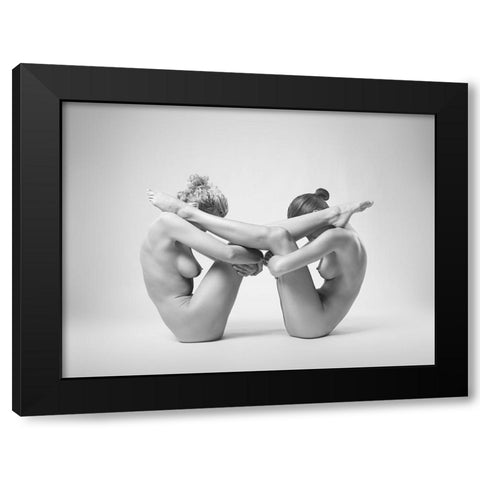 Equlibrium Black Modern Wood Framed Art Print by Branicki, Arkadiusz