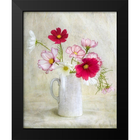 Cosmos Carnival Black Modern Wood Framed Art Print by Disher, Mandy