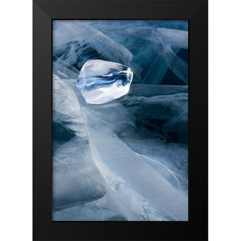 Crystal Black Modern Wood Framed Art Print by Narchuk, Andrey