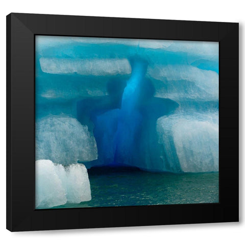 Empty Cross Black Modern Wood Framed Art Print by Dubikovskiy, Dmitry