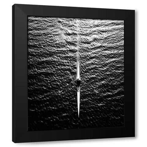 Untitled Black Modern Wood Framed Art Print with Double Matting by Hardekopf, Friedhelm