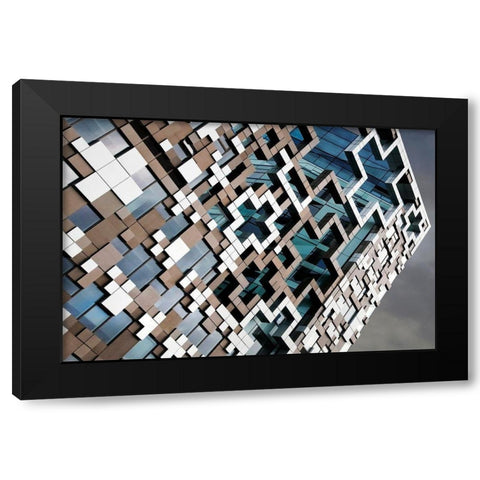 Xxx Black Modern Wood Framed Art Print with Double Matting by Wride, Linda
