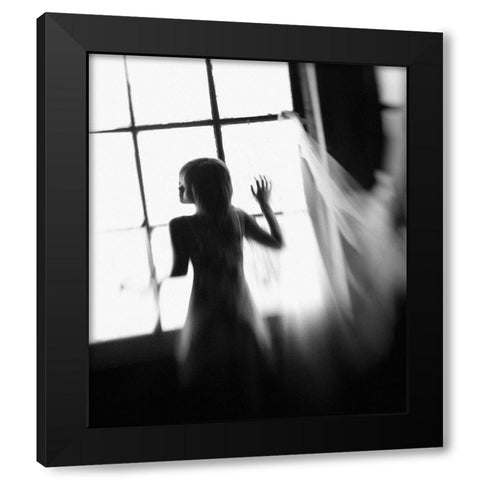 Prison Bride Black Modern Wood Framed Art Print by Kisworo, Sebastian