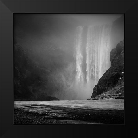 * * * Black Modern Wood Framed Art Print by Loire, Herve