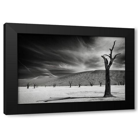 The Army Of The Dead Black Modern Wood Framed Art Print with Double Matting by Guillemot, Mathilde