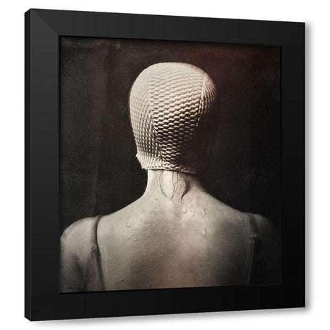 The Wonderful Bath Black Modern Wood Framed Art Print by Droste, Holger