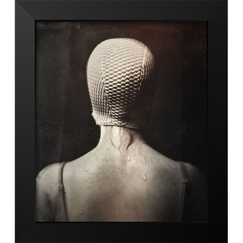 The Wonderful Bath Black Modern Wood Framed Art Print by Droste, Holger