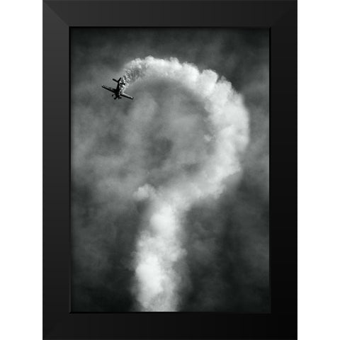 Questions About This Manoeuvre?-Anyone?-No? Black Modern Wood Framed Art Print by Reinders, Riekus