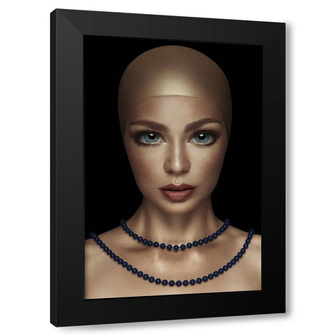 Serial No. 080984 Black Modern Wood Framed Art Print with Double Matting by Katiev, Vladimir
