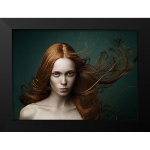 Untitled Black Modern Wood Framed Art Print by Leonidchenko, Sergey