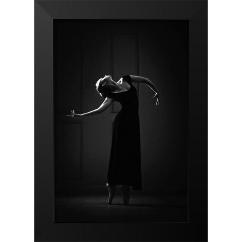 Untitled Black Modern Wood Framed Art Print by Pilipchuk, Konstantin