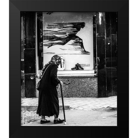 Speed A??A??Up Black Modern Wood Framed Art Print by Mousavi, Behnam