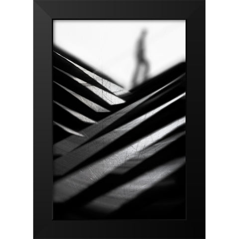 Going Nowhere Fast Black Modern Wood Framed Art Print by Abrantes, Paulo